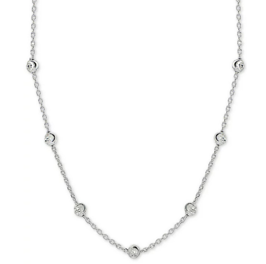 Giani Bernini Beaded Station Chain Necklace in 18k Gold-Plated Silver, or 18k