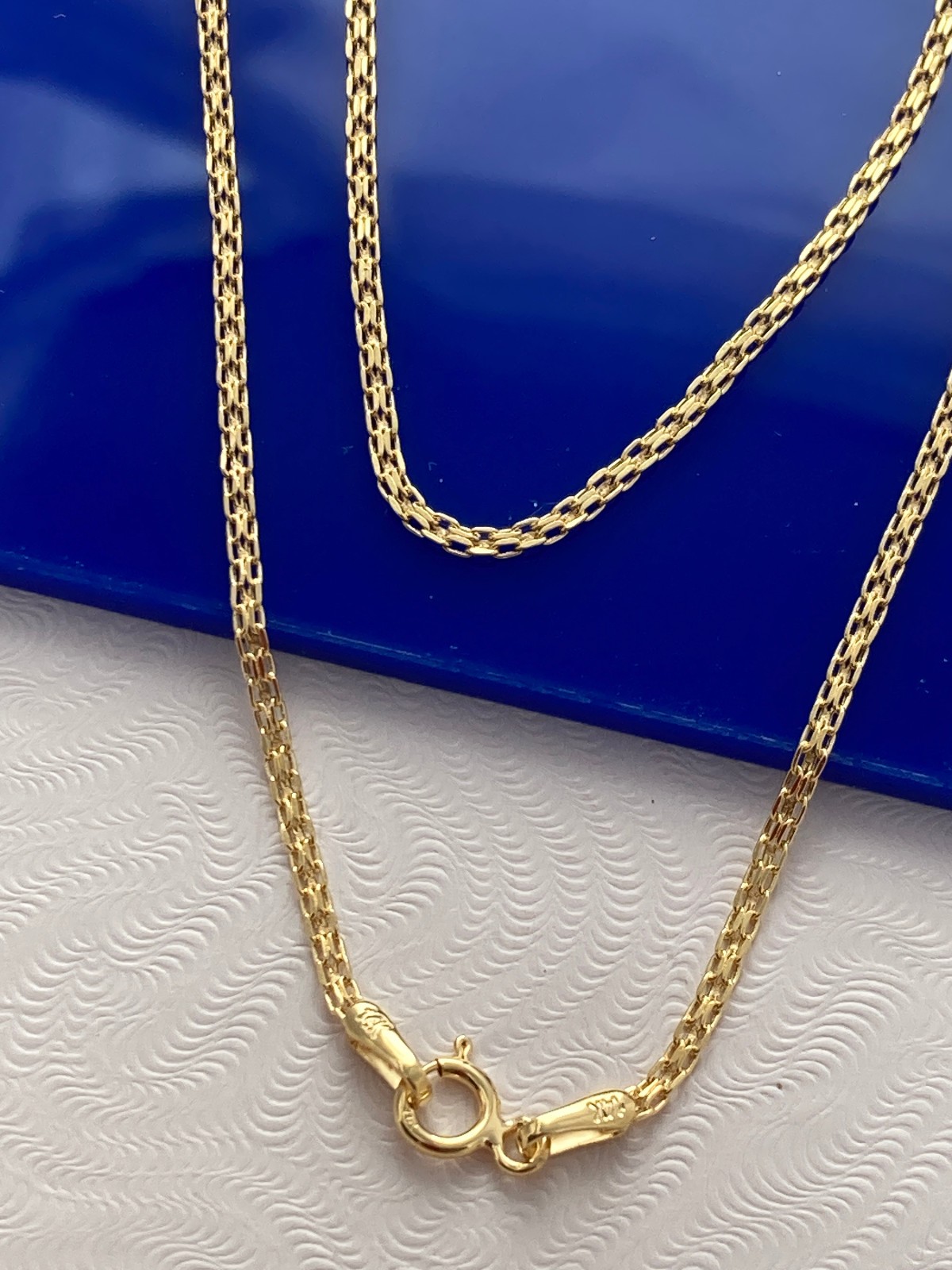 14k gold necklace chain solid 14kt gold chain Made in Italy