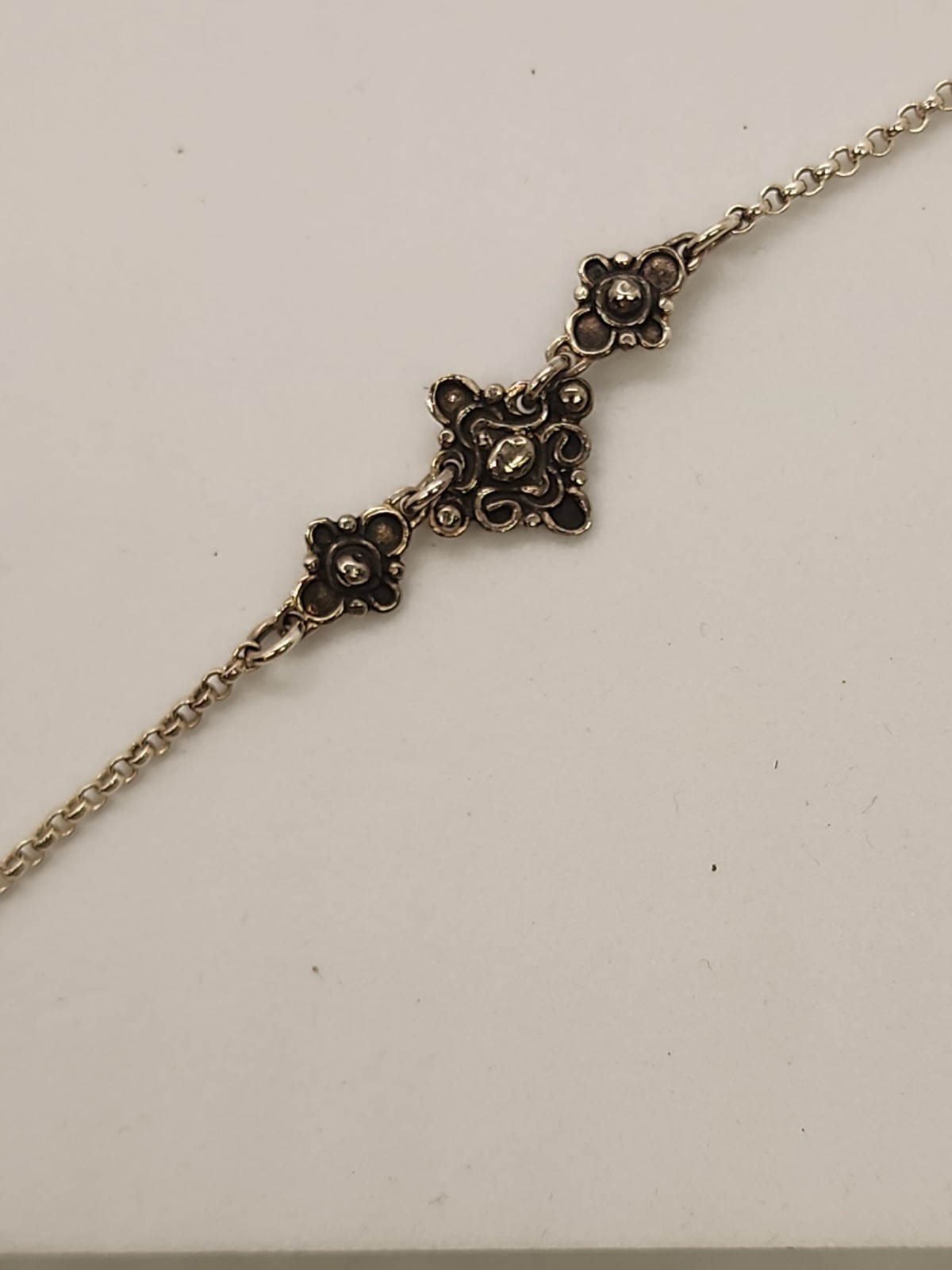 Lot of 3 925 Necklaces Pearl Lariat, Solitary Pearl, & Ornate Pendant