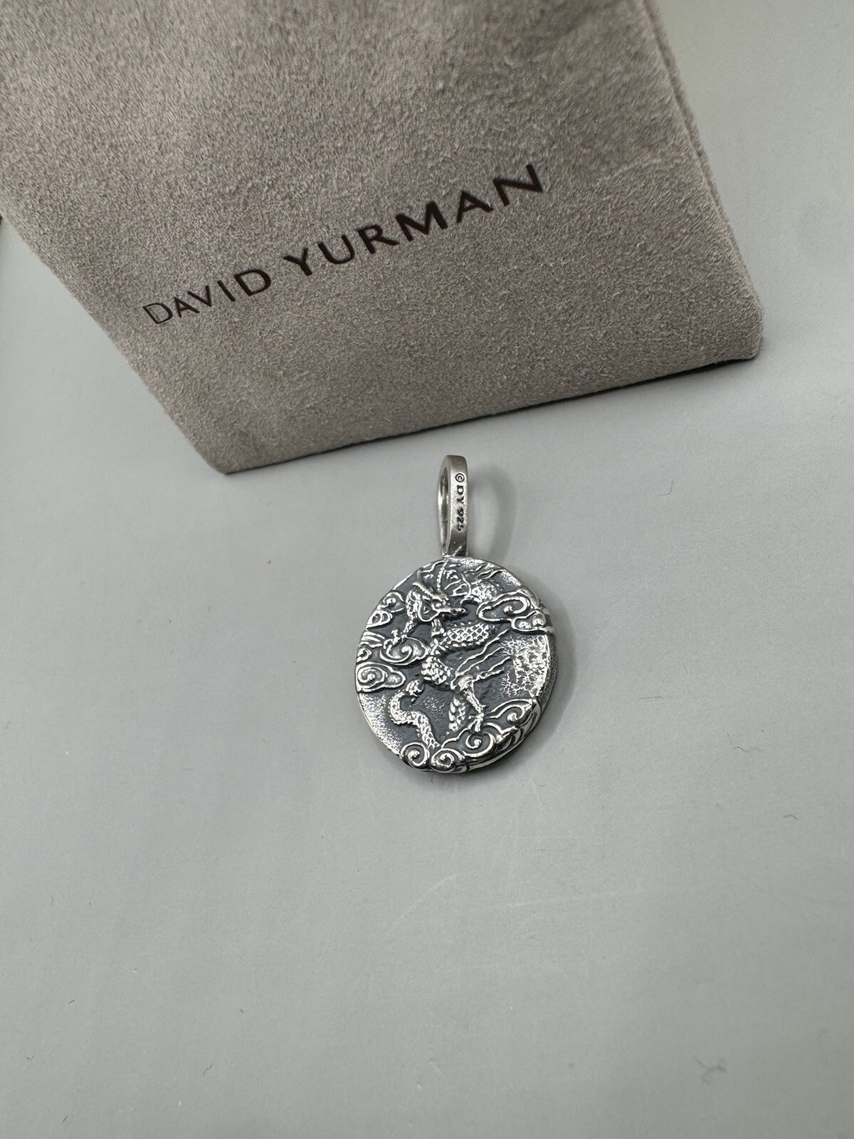 David Yurman Dragon Amulet Pendant in Sterling Silver