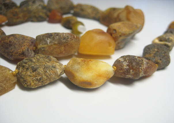 Genuine Raw Healthy Amber Baltic Amber Necklace 30 grams 21 in !!!