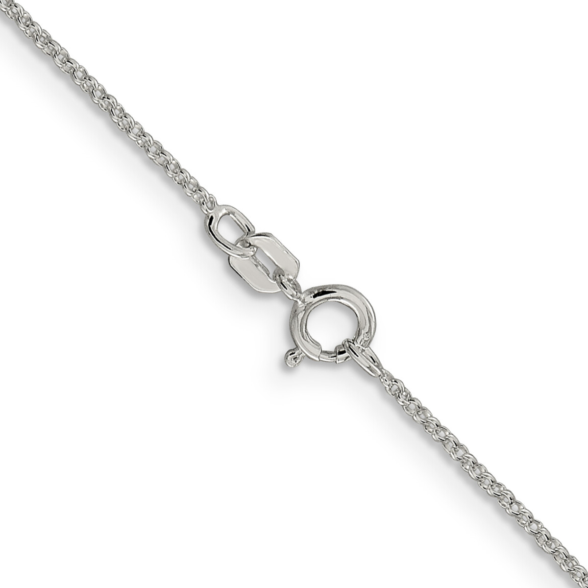 Sterling Silver Rolo Chain 16″,18″, 20″, 22″, 24″, 26″, 28″, 30″ Inch Lengths