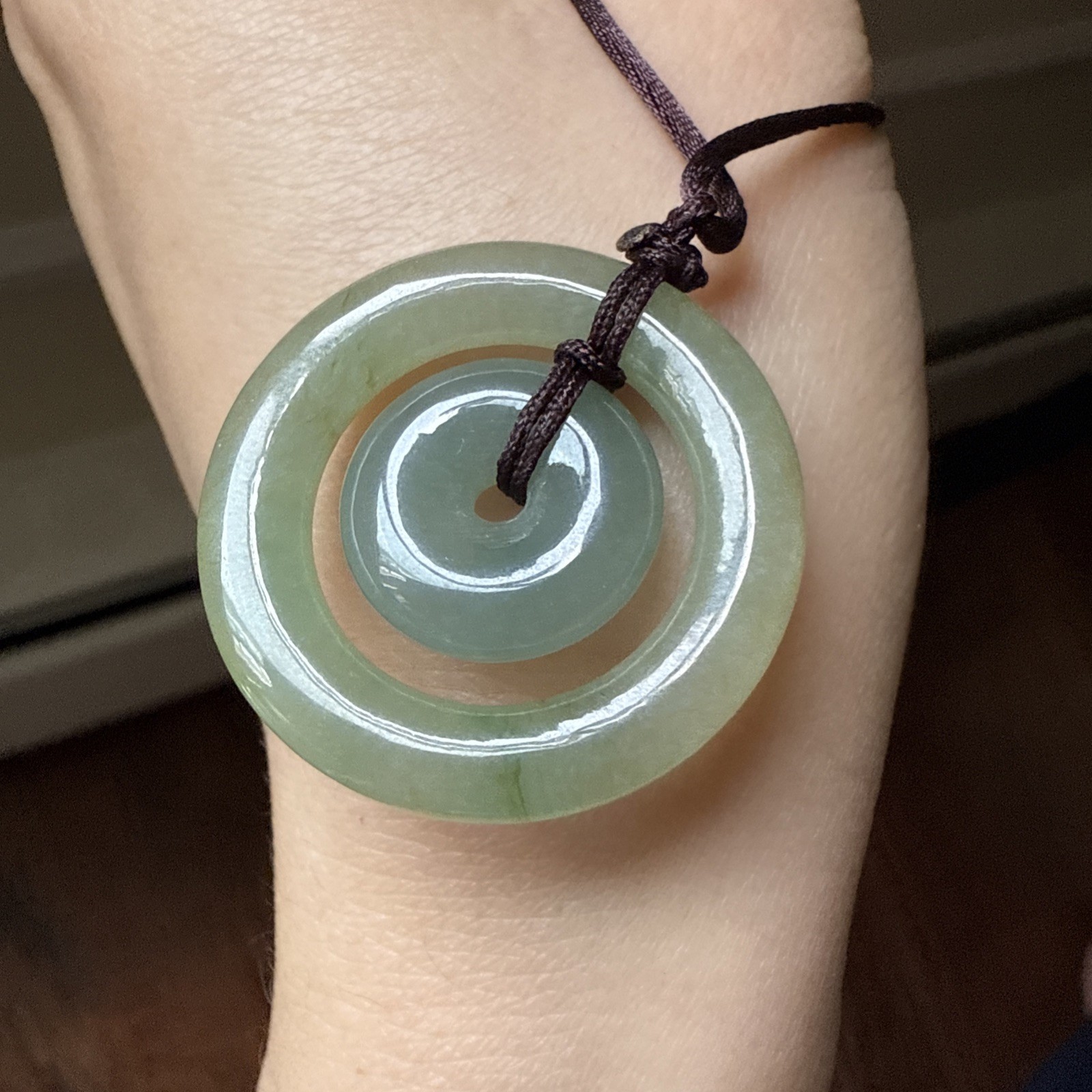 純天然翡翠A貨 untreated Myanmar Burma Grade A Jadeite Jade 老坑冰油果凍體平安扣子母扣 Certified