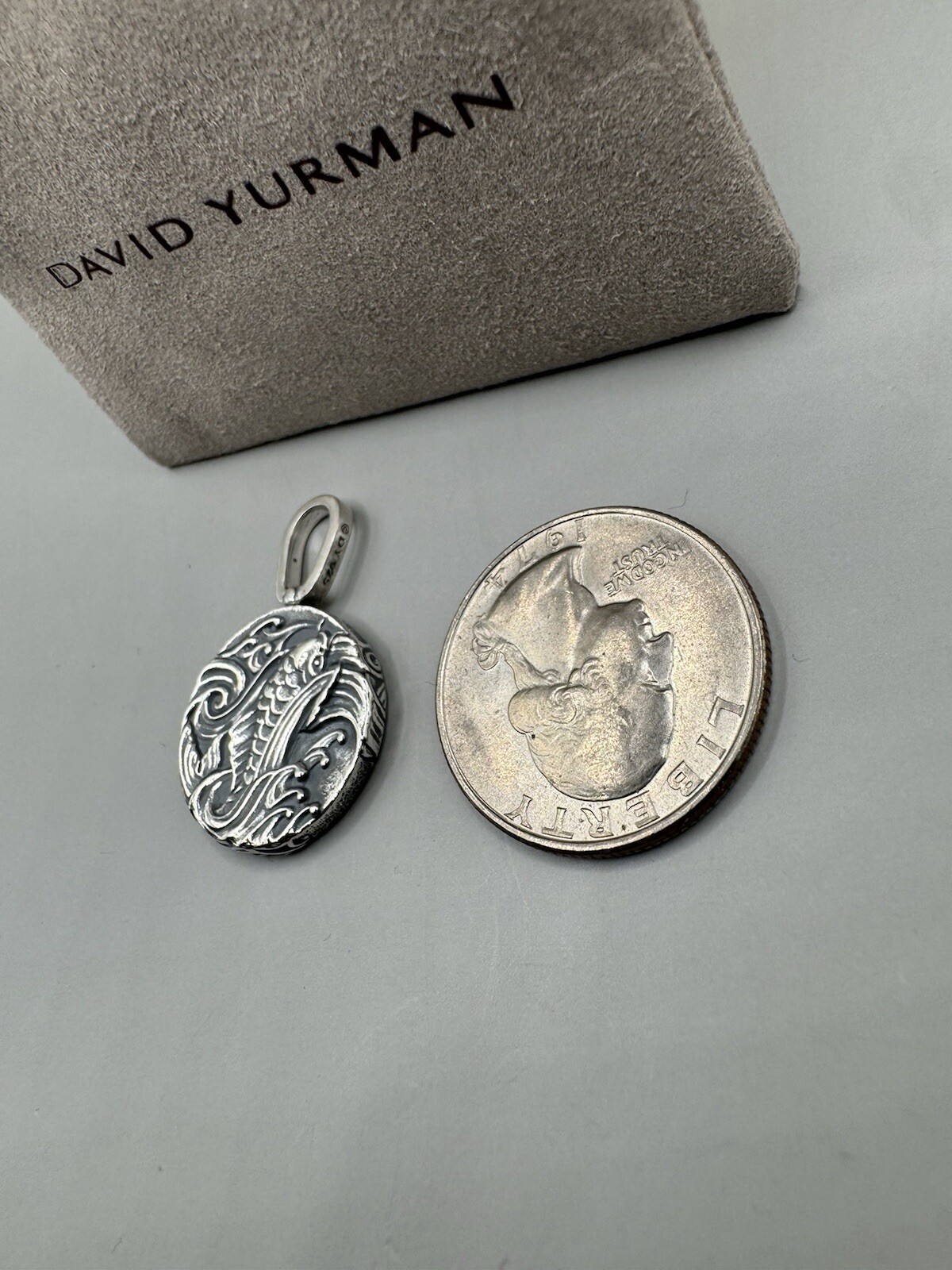 David Yurman Dragon Amulet Pendant in Sterling Silver
