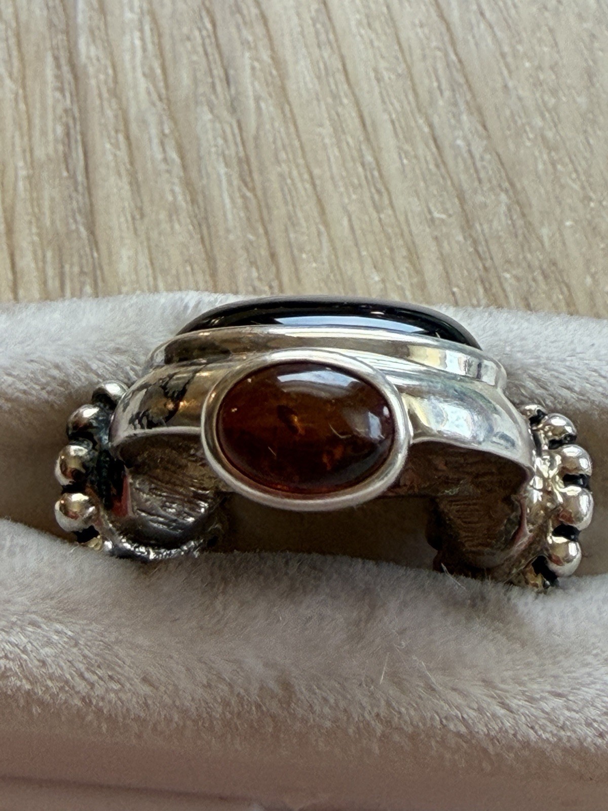 Joseph Esposito ESPO Sterling Black Onyx pendant