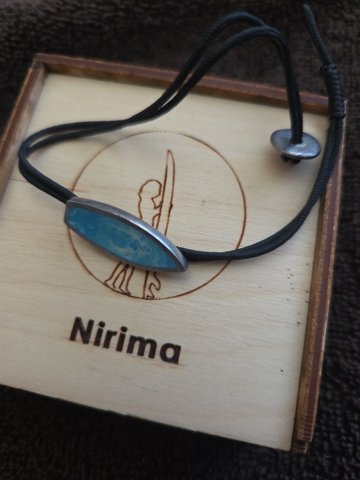 Sterling Silver surf board necklace and bracelet