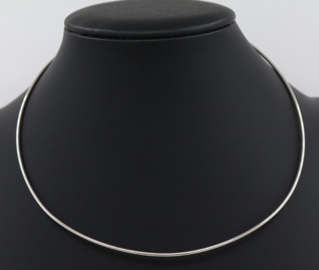 James Avery Sterling Silver Wire Hook-On Collar Necklace 16″