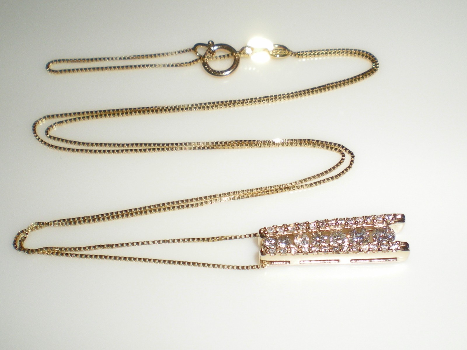 KAY Jeweler 14K YG 1/2ct LOVE’S JOURNEY Diamond Necklace 💎 VERY SPARKLY 💎