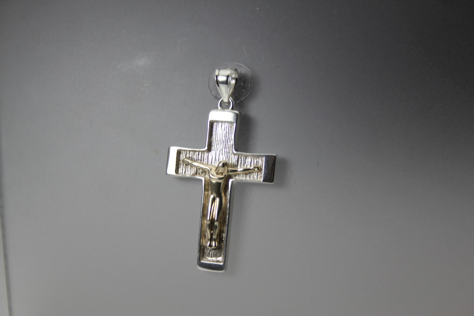 Gold Plated 925 Sterling Silver Crucifix Cross Pendant 7.2 Grams (PEN10229)