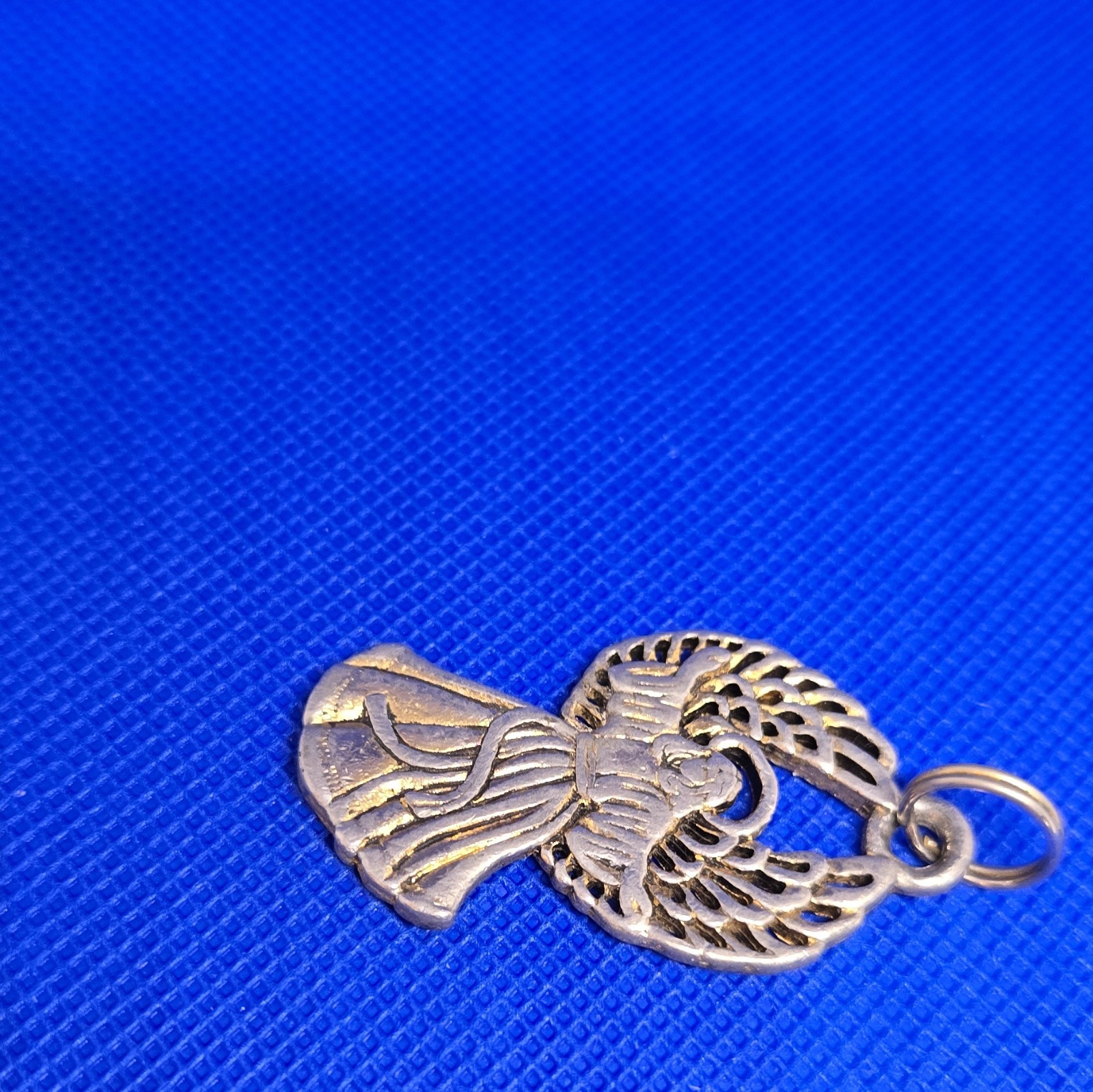 925 Sterling Silver Angel Charm Pendant, Religious Angels Theme, No Stone