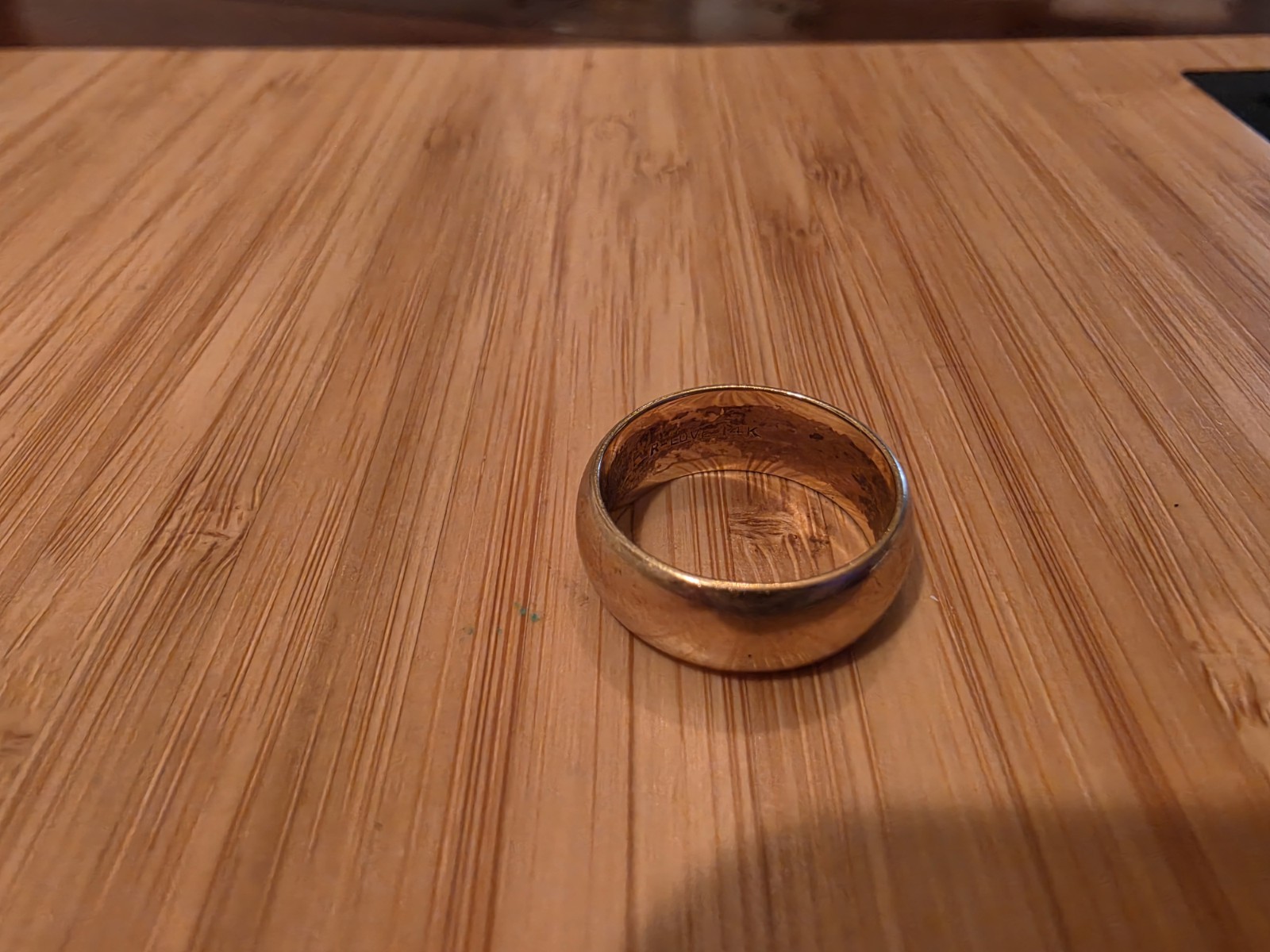 14K Solid Gold Ring Size 7
