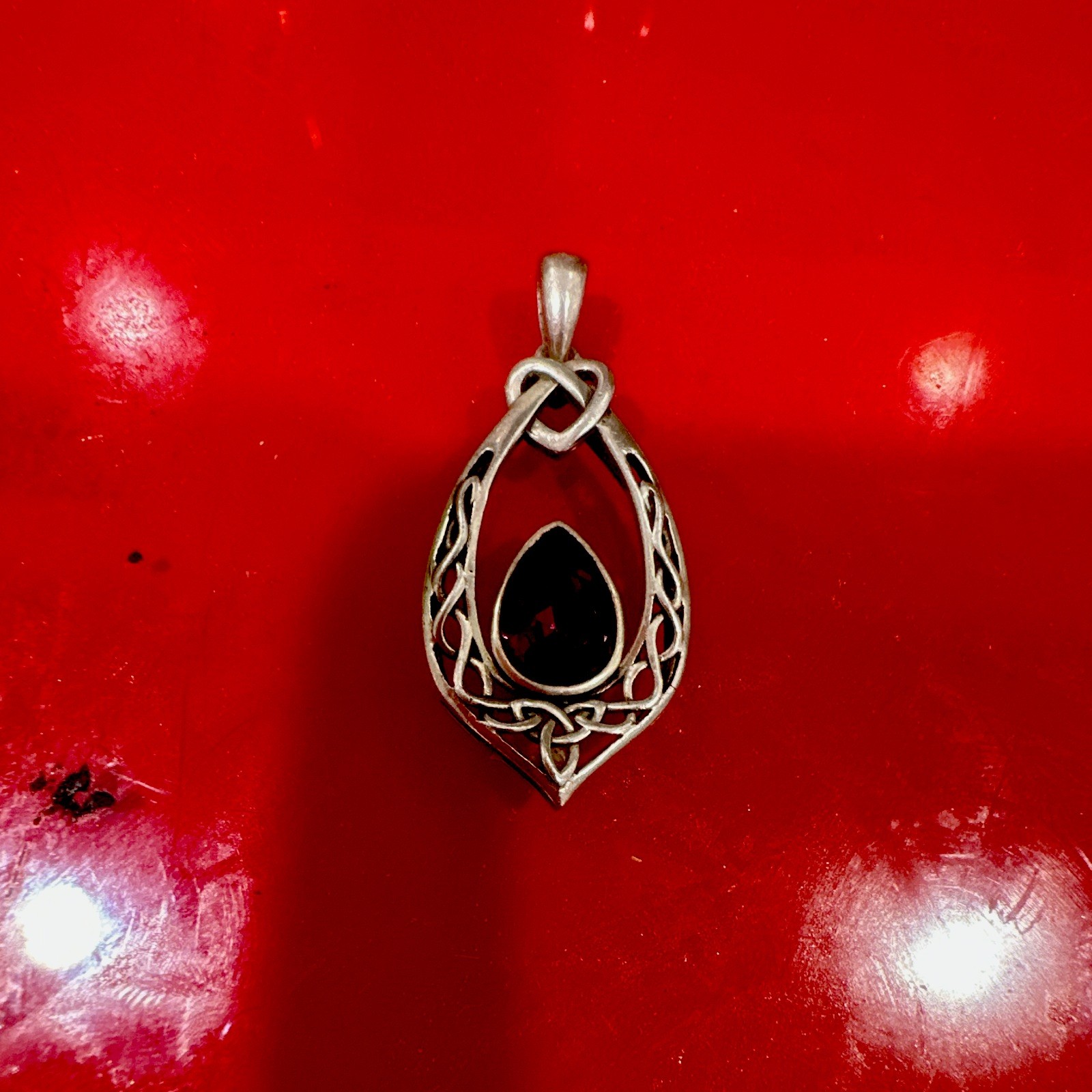 Amethyst Celtic Style Pendant