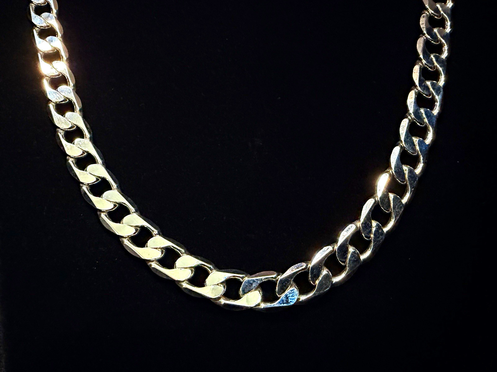 Cuban 925 Stamped Silver filled 24in 9.5MM Necklace 60.4g Brand New