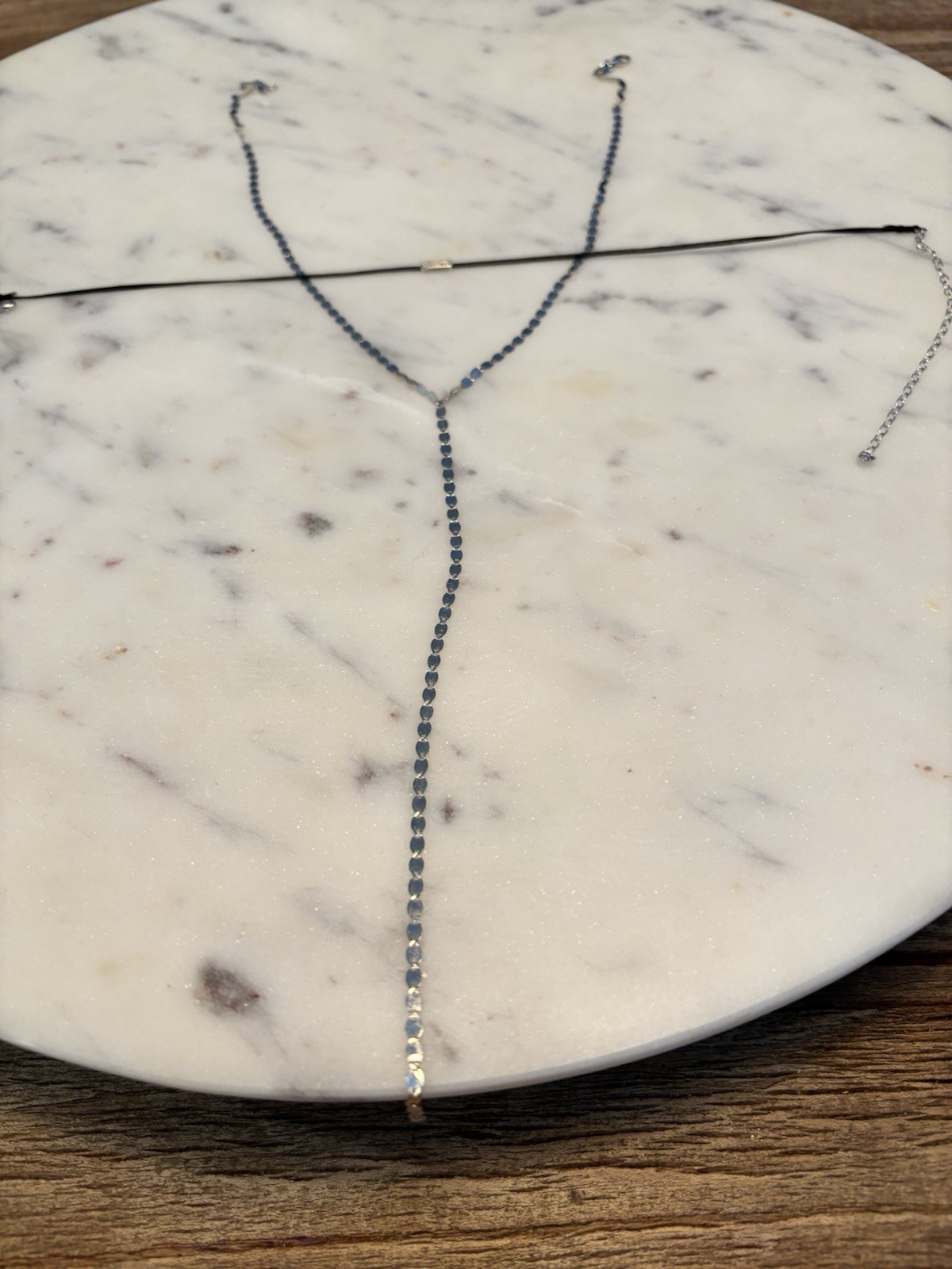 Lana 14k White Gold Lariat Necklace And Sydney Evan Choker Set