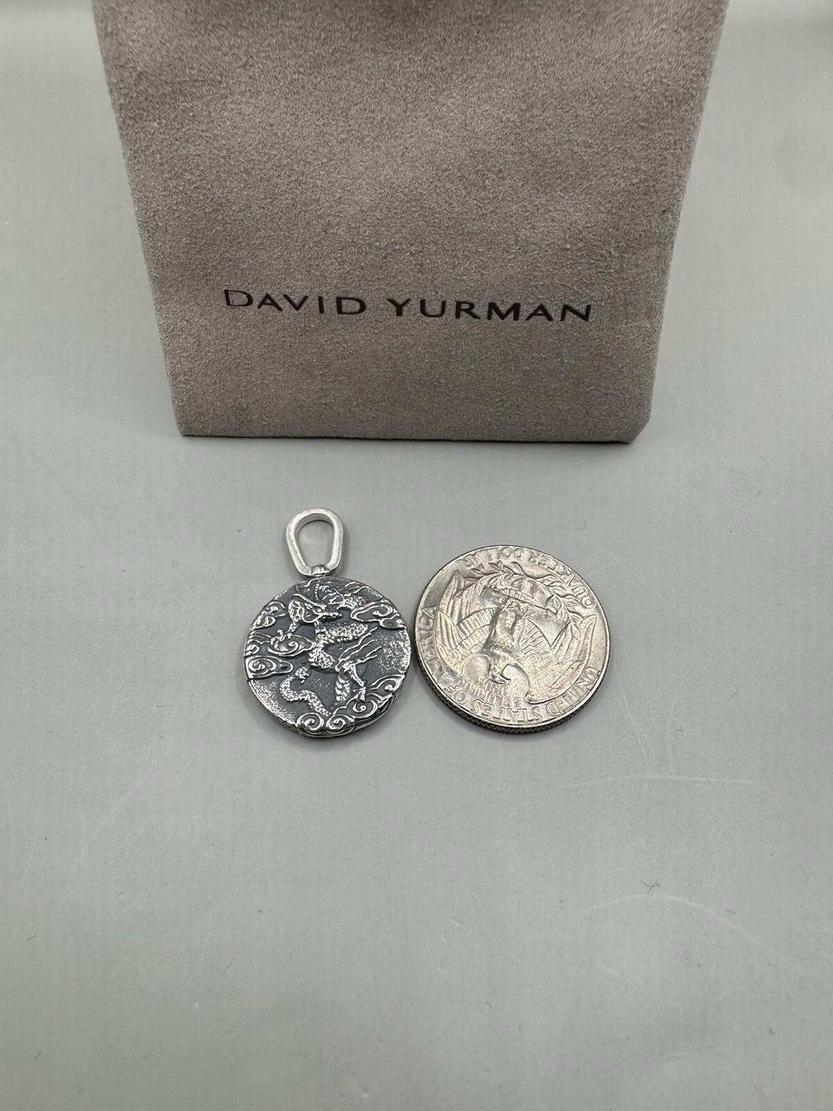 David Yurman Dragon Amulet Pendant in Sterling Silver