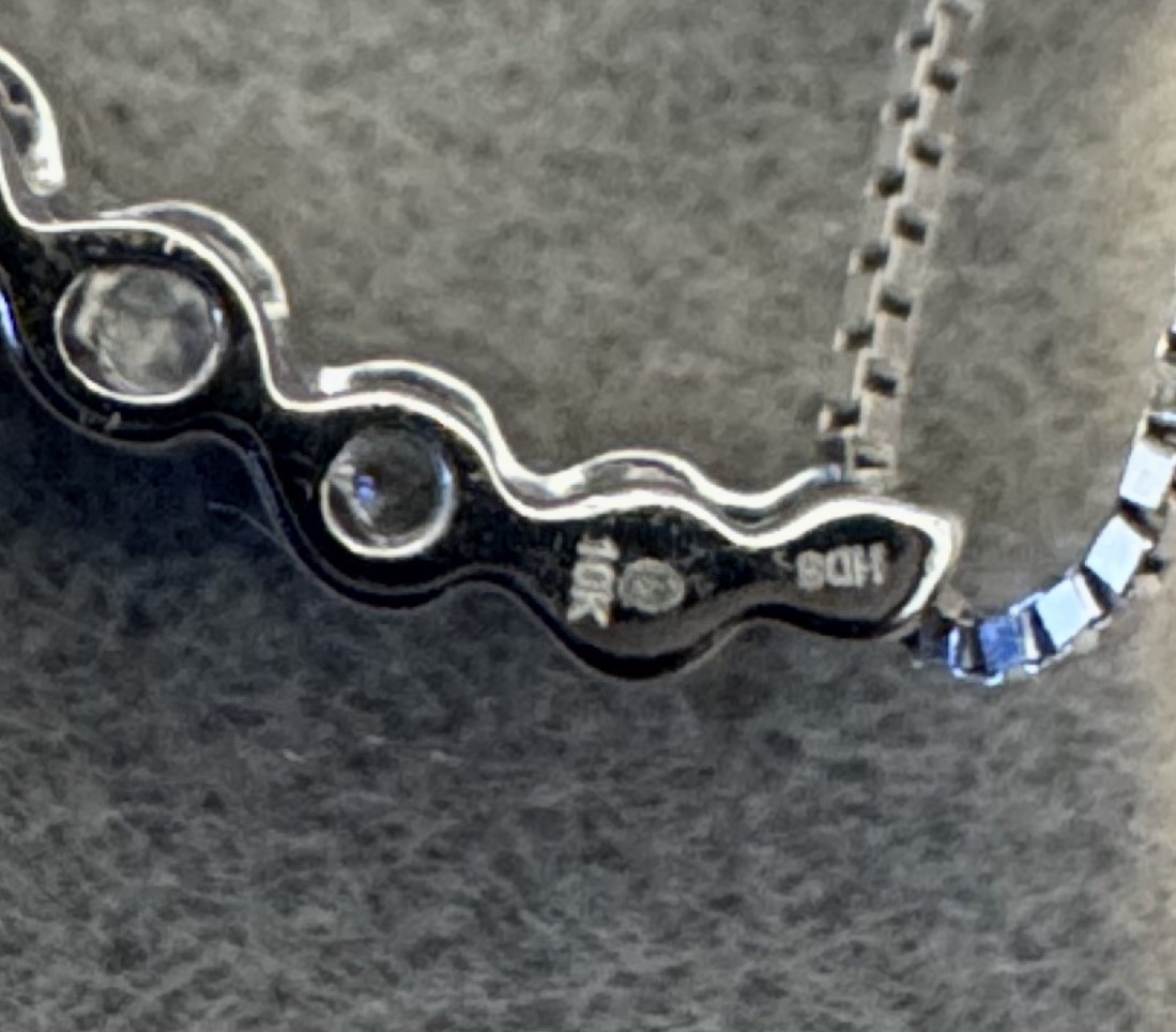 Helzberg Diamonds 10K White Gold 1/4 ct TW Round Diamond Journey Pendant
