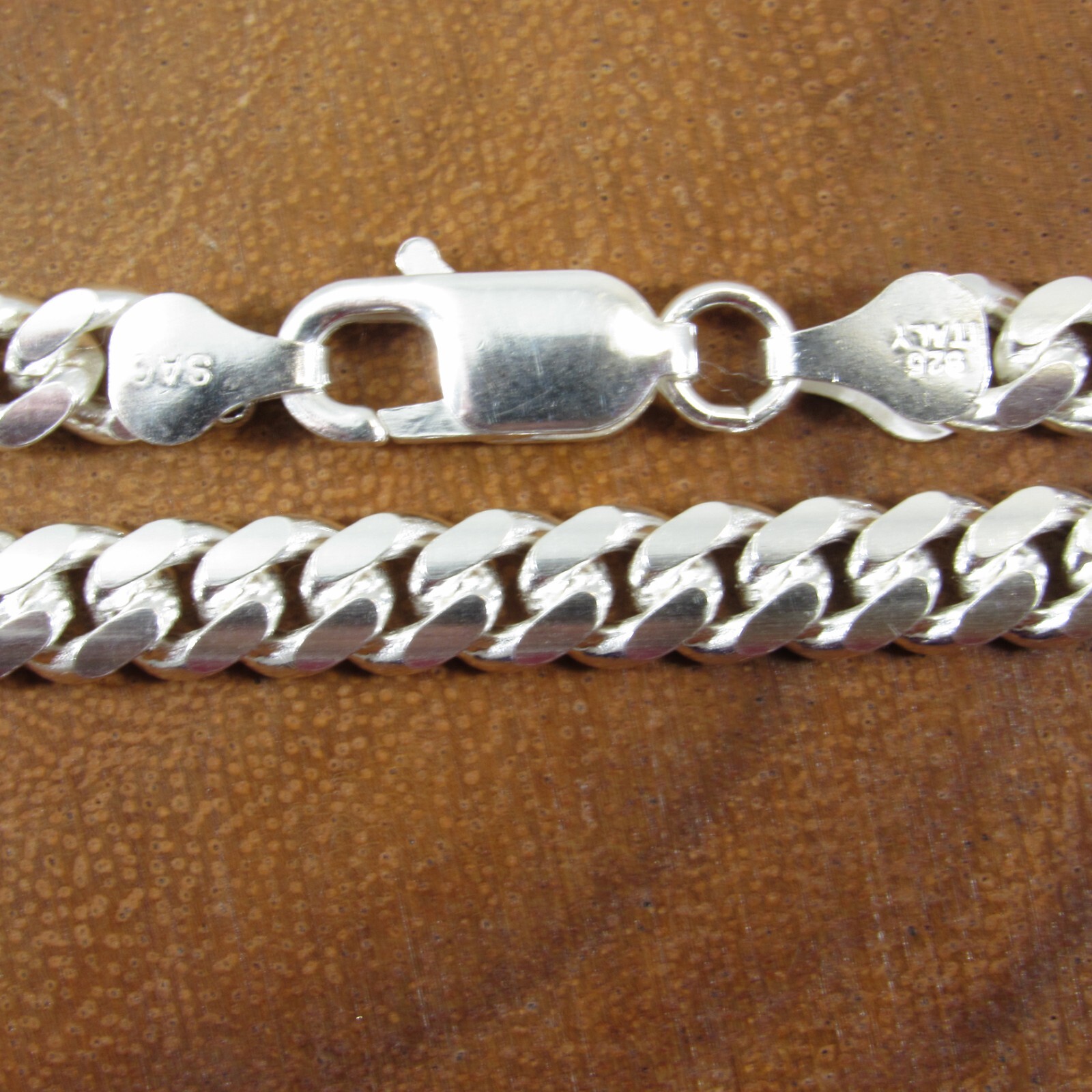 6.3MM Solid 925 Sterling Silver Men’s Italian MIAMI CUBAN Chain Made in Italy