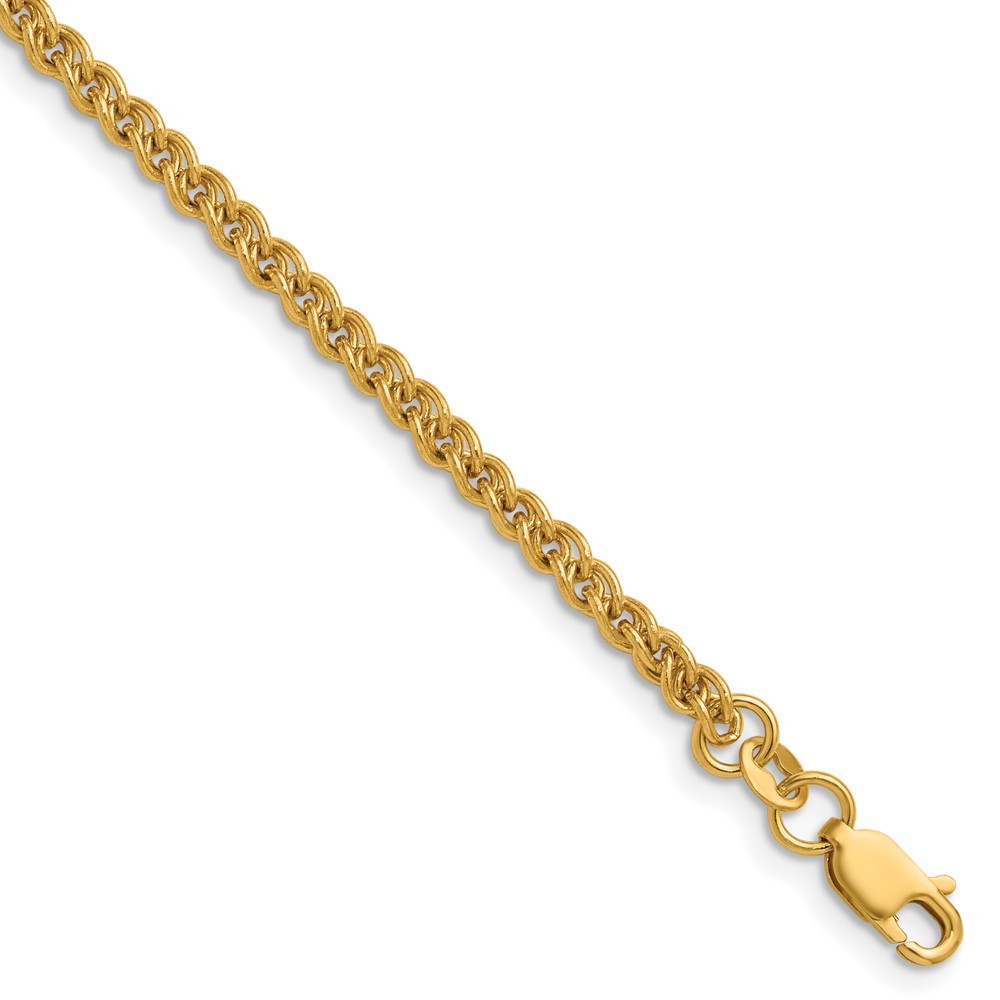 1/20 14K Gold Filled 2.8mm Solid Wheat Chain Necklace