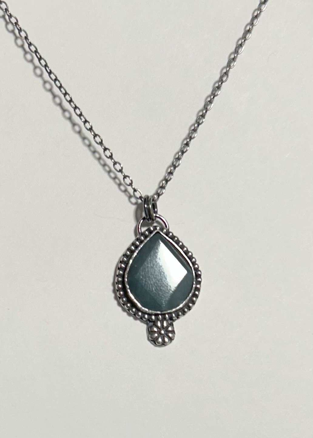 Sterling Silver Jade Necklace
