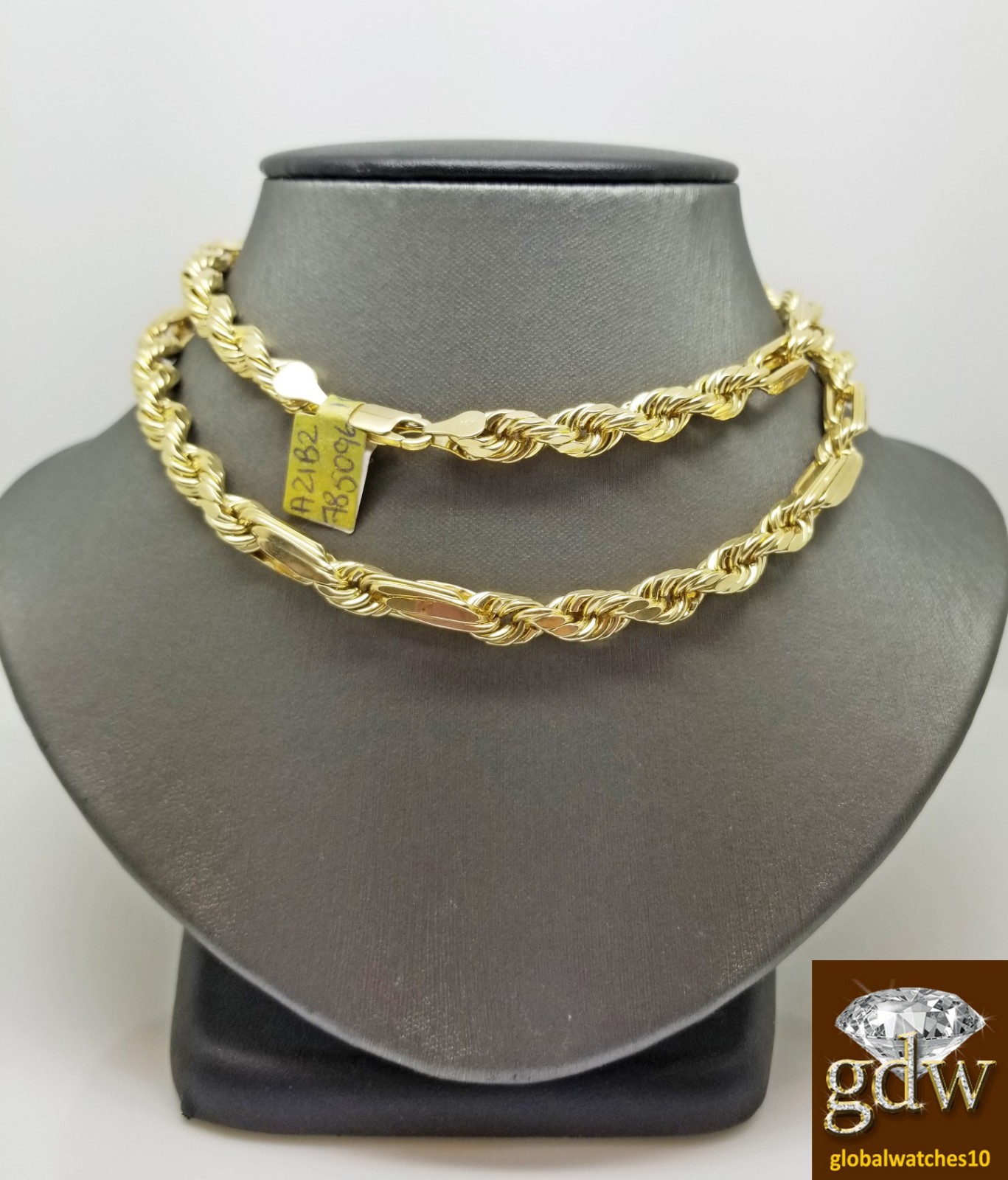 Real 10k Yellow Gold Milano Chain Men 28 Inches 7mm