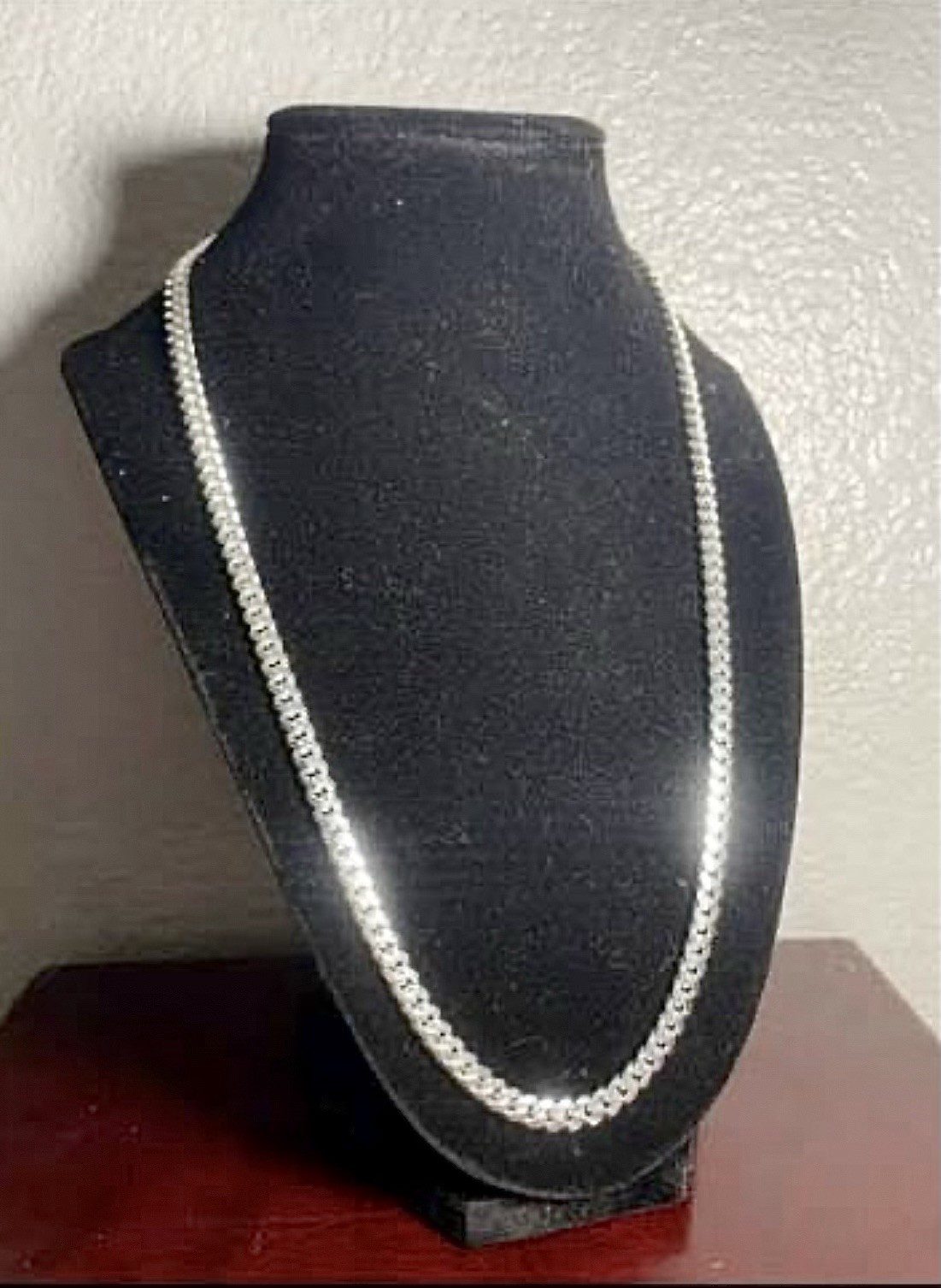 20” Franco Cuban Style Silver S925 (925) Necklace Wide 20g 0.71oz Unisex Men’s
