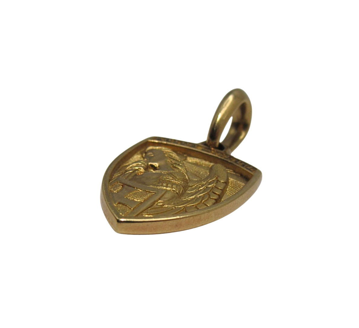 David Yurman 18K Yellow Gold St. Michael Amulet Pendant