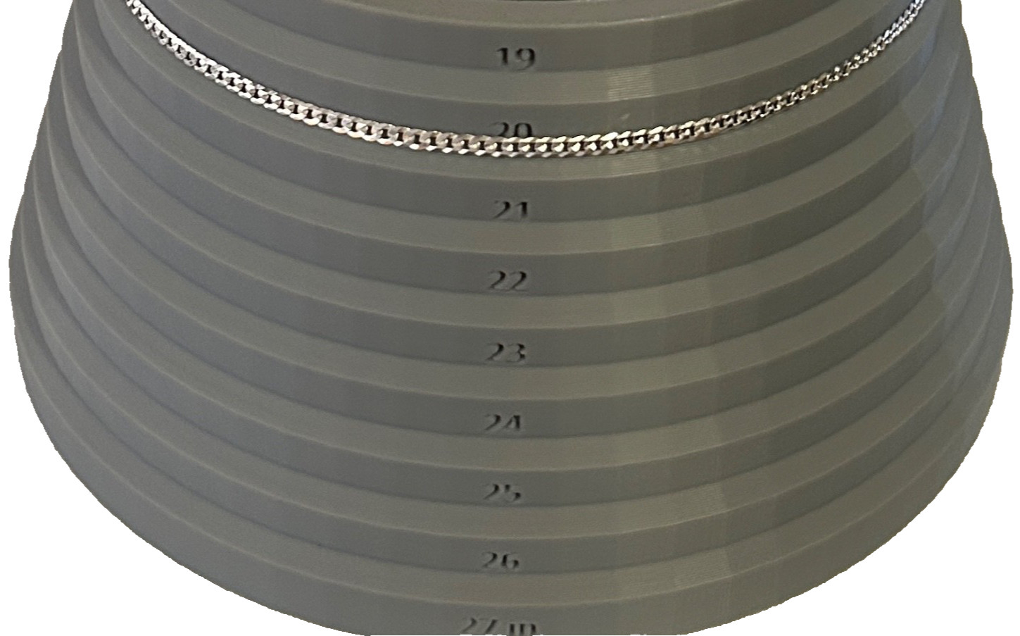 925 Sterling Silver Flat Curb Cuban Link Chain 20 Inch 3.0 mm New Made in Italy