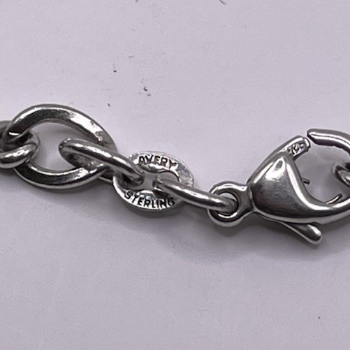 James Avery Retired 24” Medium Twist Charm Chain Necklace Sterling 925 AVERY BOX