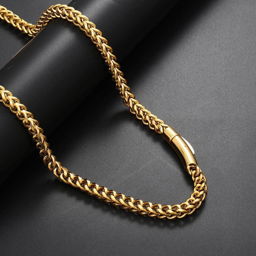 6mm 316L Stainless Steel Cuban Link Chain Hip Hop Men Bracelet Daily Jewelry