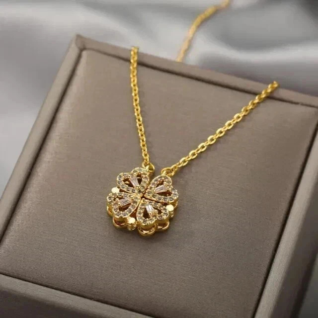 1Ct Round Cut Lab Created Diamond Womens Wedding Pendant 14K Yellow Gold Plated