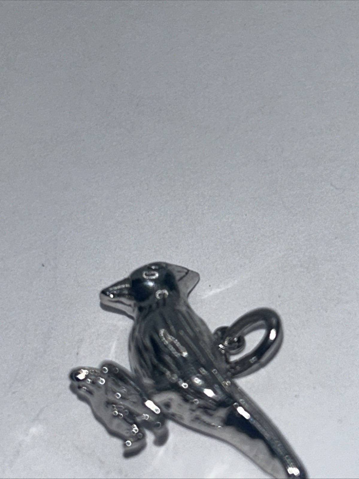 New Sterling Silver 925 Polished Bird Charm Pendant 925, cp