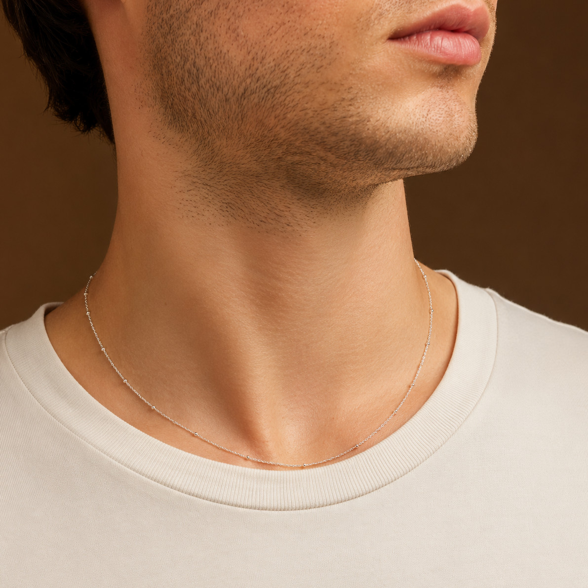 925 Sterling Silver Satellite Chain Necklace – 1.5mm