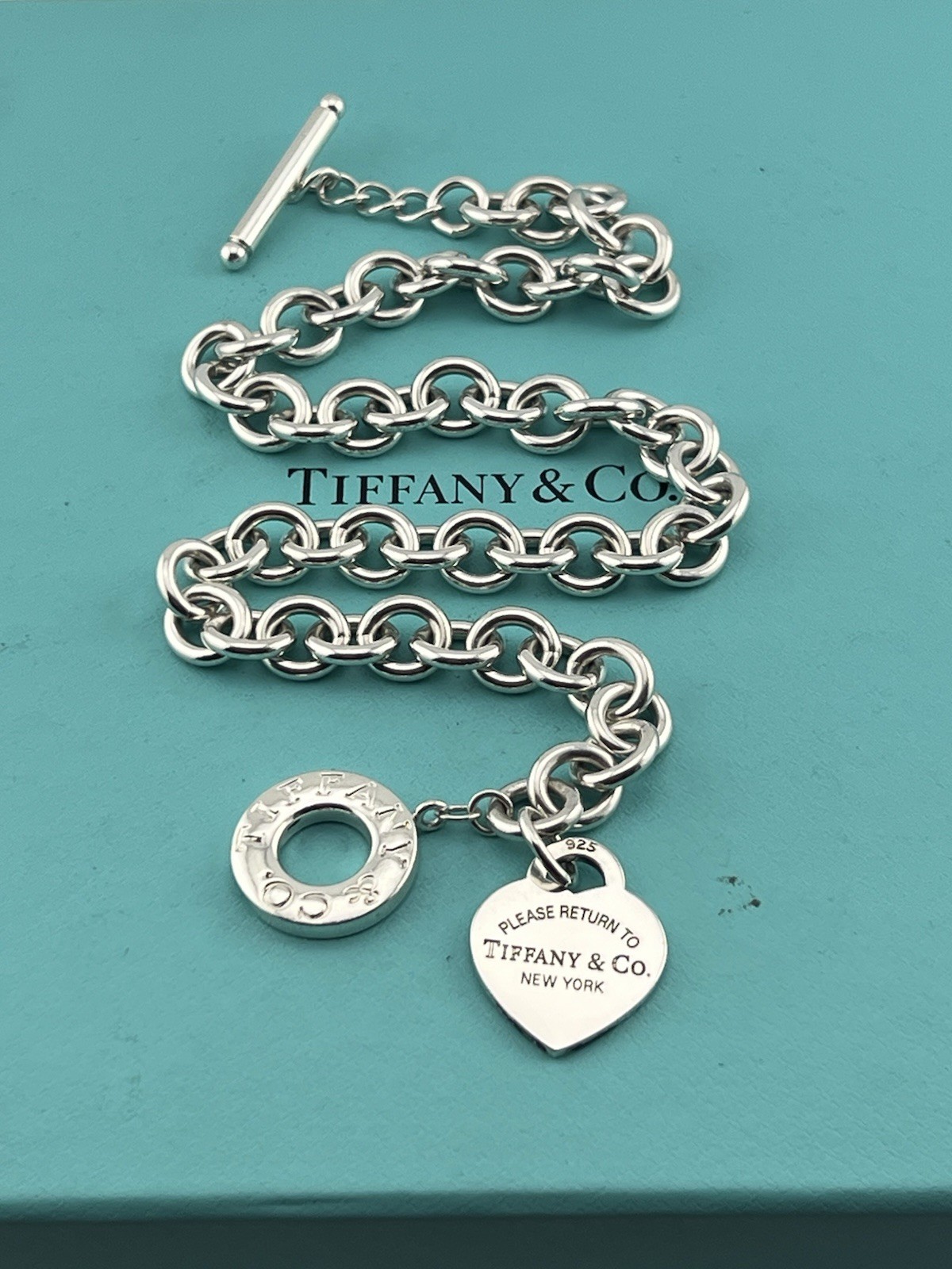 Tiffany Co. Necklace, Return to Tiffany Heart Toggle Necklace 16” Inches Long