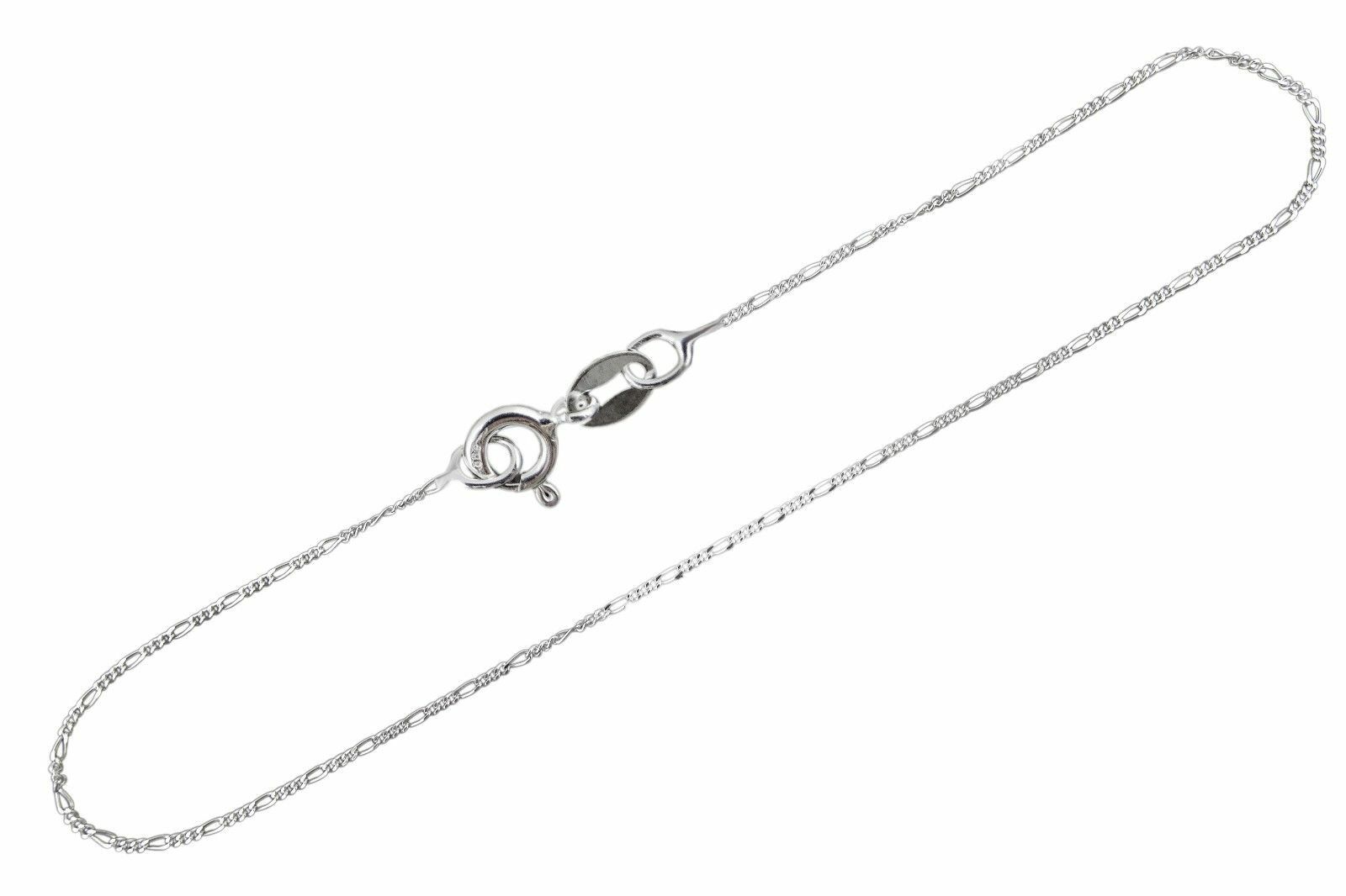 1mm Figaro Chain Necklace – 925 Sterling Silver – Italy Italian 16″ 18″ 20″ 24″