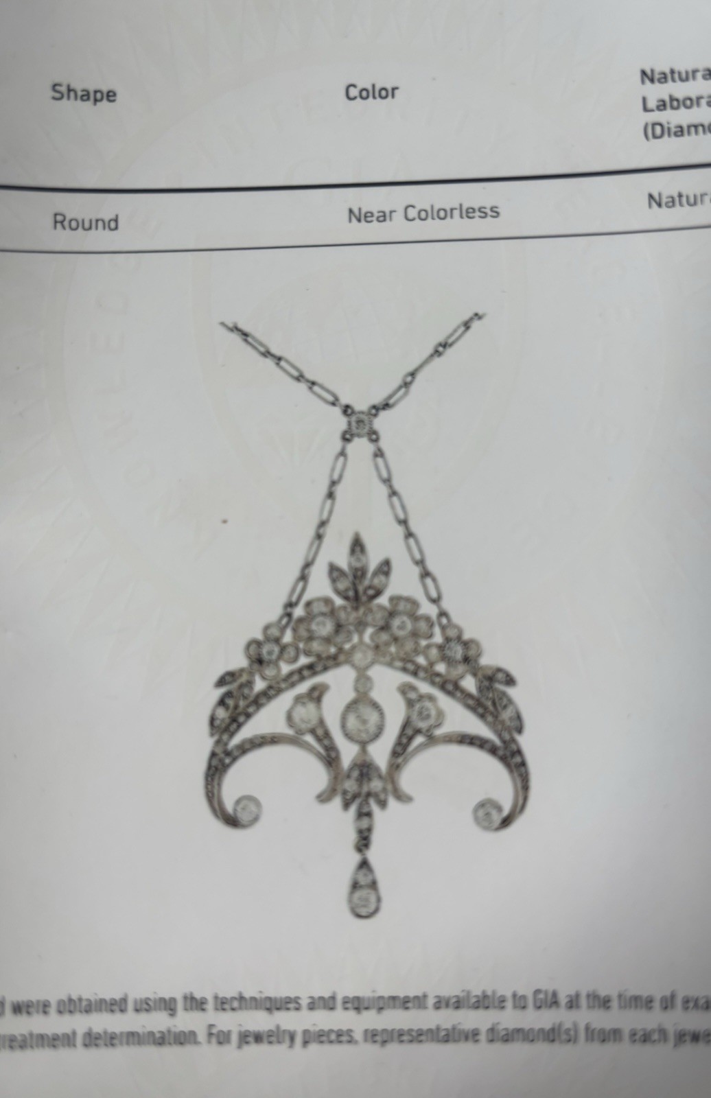 Anton Hausler Diamond Necklace
