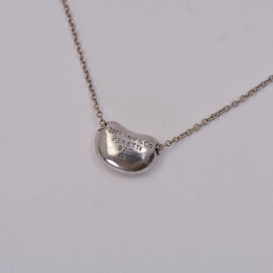 Tiffany & Co. Beans Necklace Silver 925 Unisex BC Bean Pendant