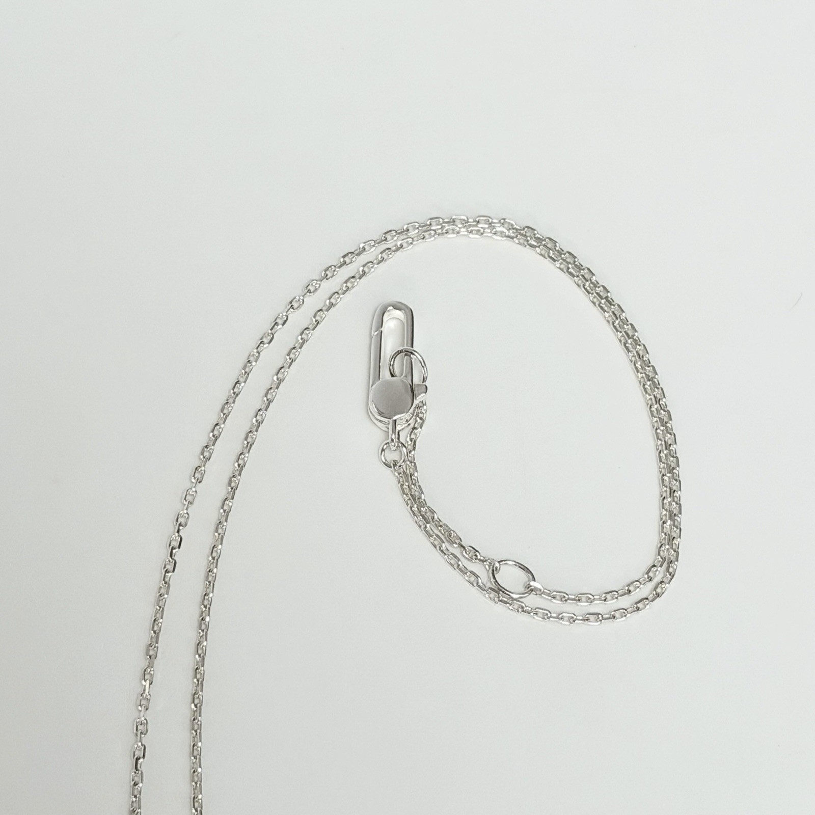 Authentic Gucci Heart Sterling Silver 925 Women’s Necklace 48cm With Packaging