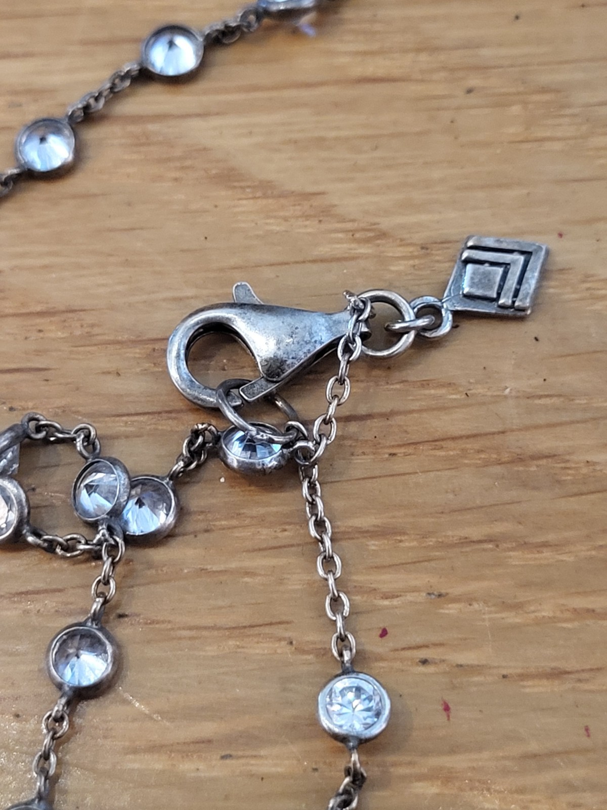 SILPADA 925 SILVER CRYSTAL NECKLACE. ART MEETS BEAUTY.