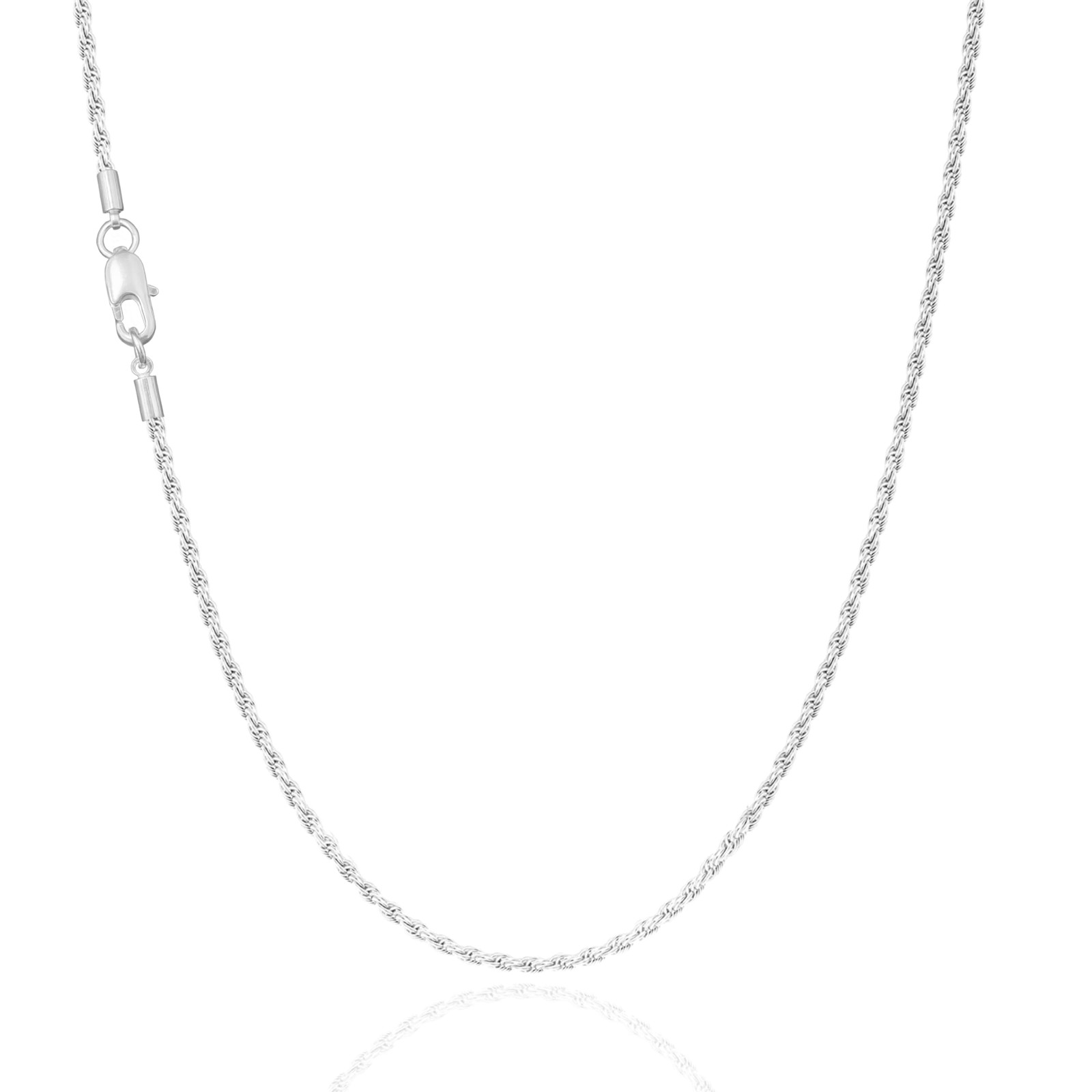 Womens Stainless Steel 18K Gold Plated Chain Necklace Jewelry Silver link Cha…