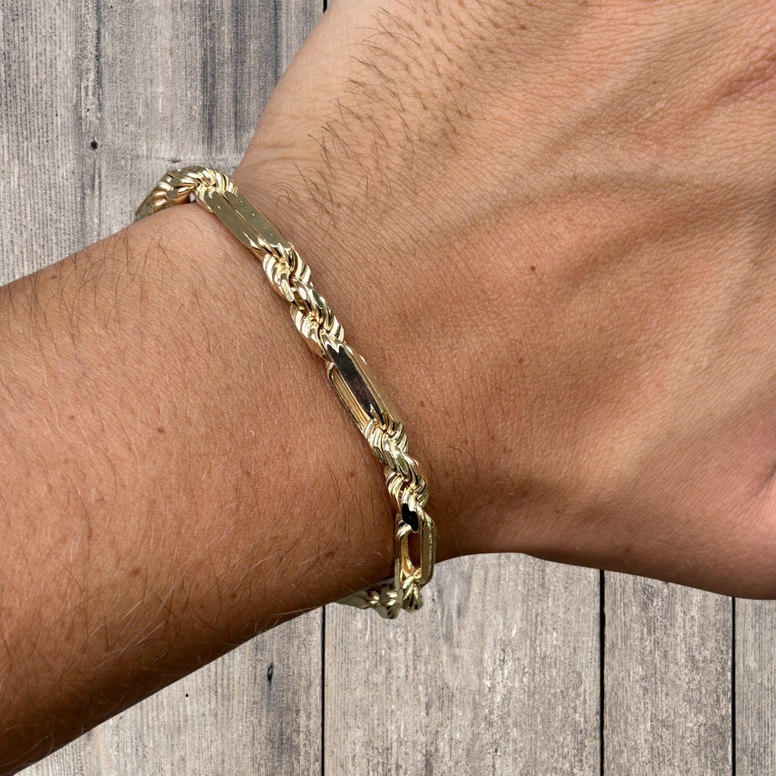 6mm Figarope Milano Bracelet – Solid 925 Sterling Silver Or 14k Gold Vermeil