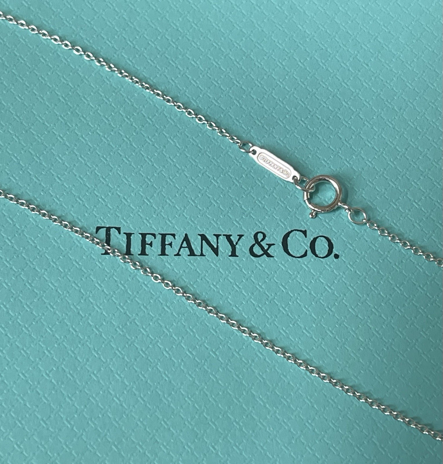 Tiffany & Co. 21” Sterling Silver .925 Round Link Chain Necklace 1.2 Grams