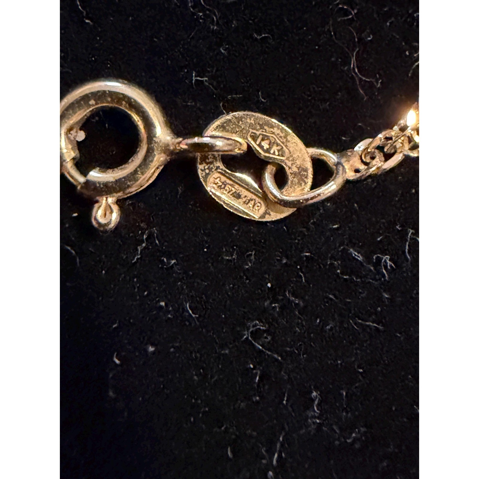14k solid Gold 24″ Chain Necklace 4.8 grams Italy