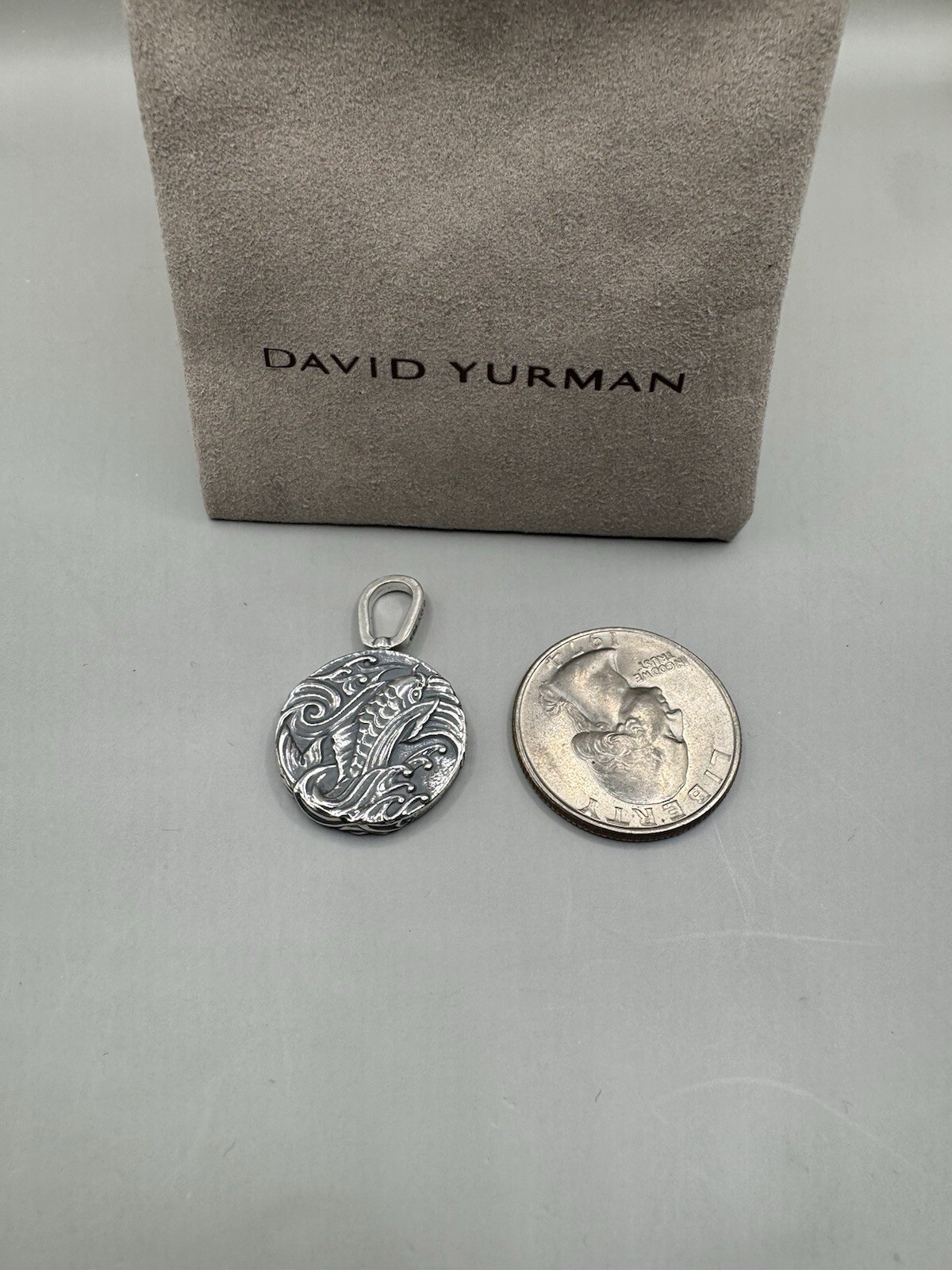 David Yurman Dragon Amulet Pendant in Sterling Silver