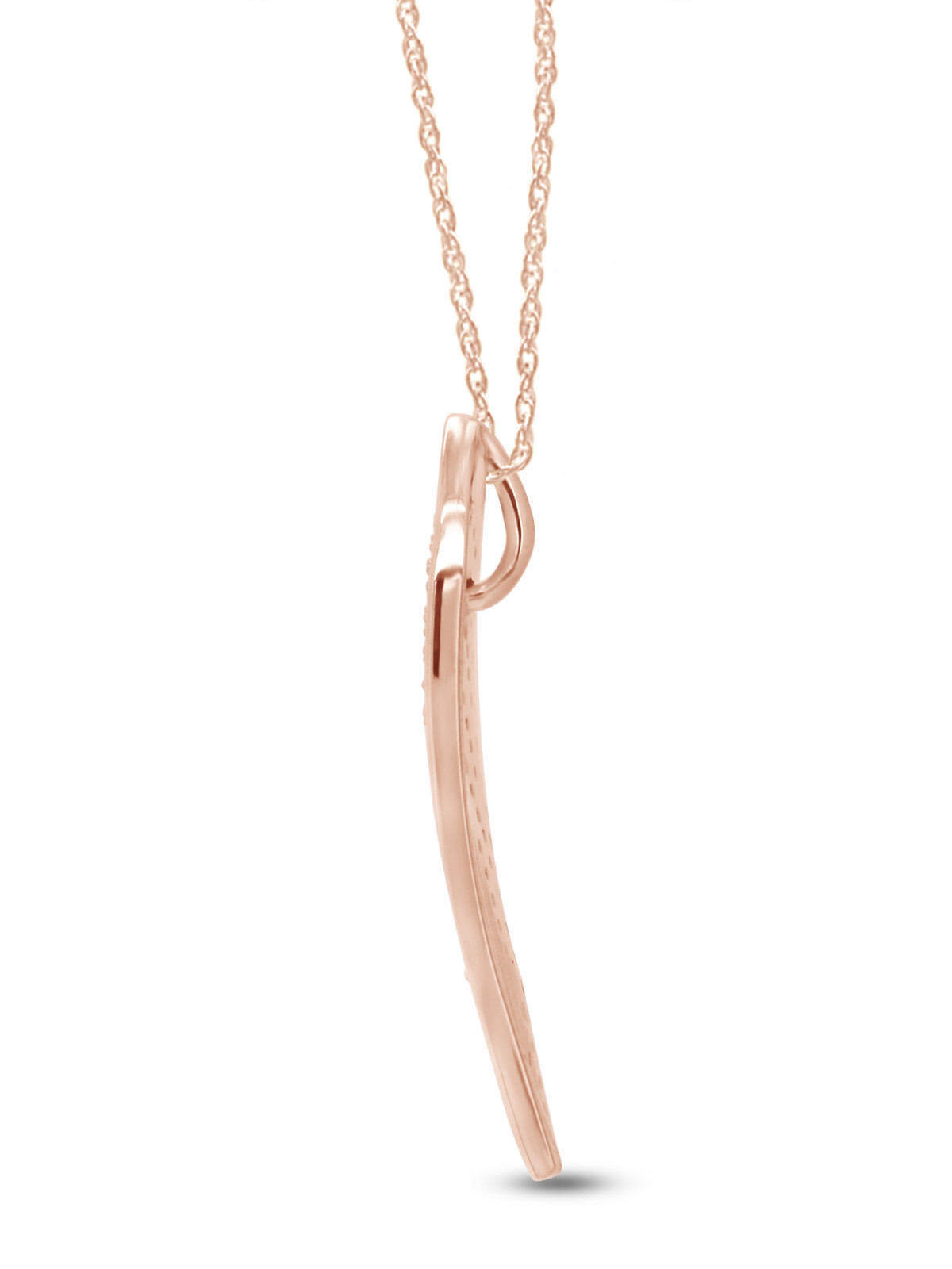 1/3ct White & Black Real Diamond Angel Wing Pendant Necklace 14K Gold, 18″ Chain