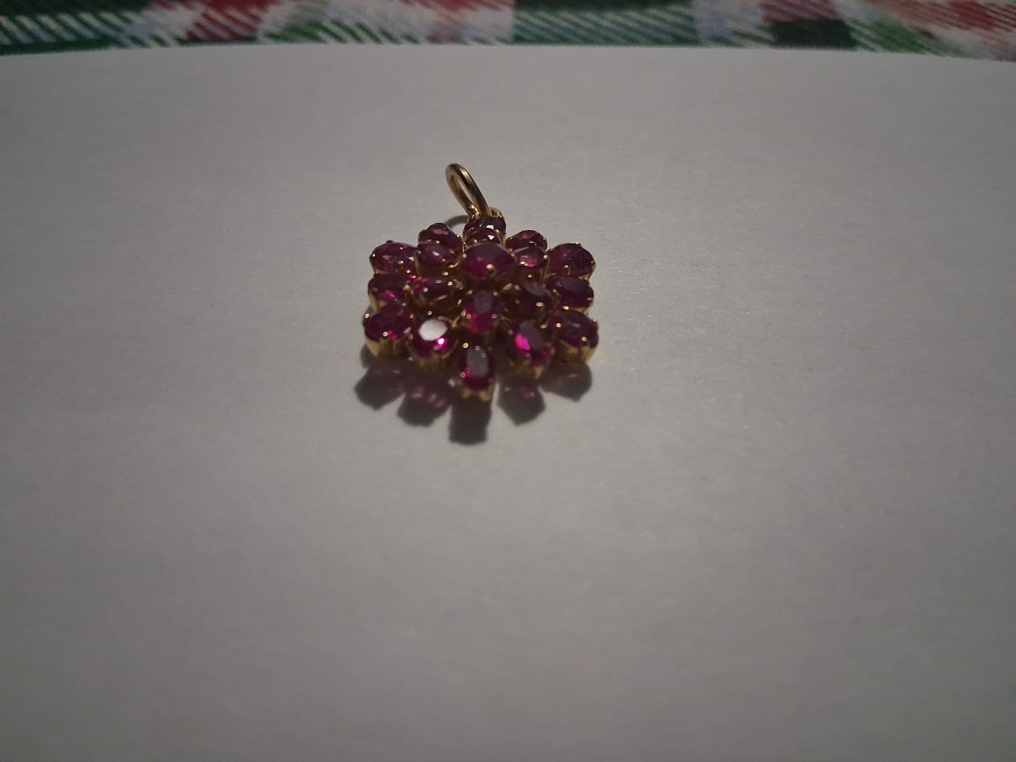 Ruby & Gold Pendant from BURMA/MYANMAR