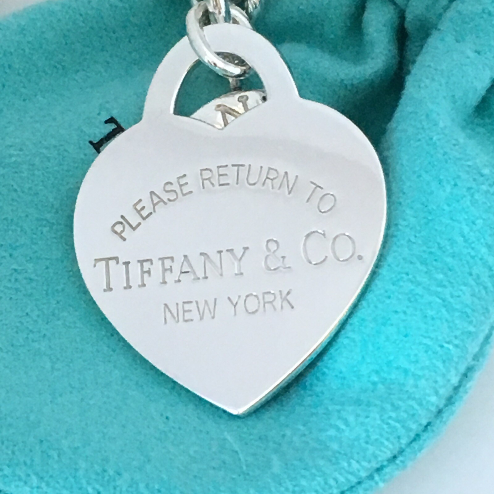18″ RARE Return to Tiffany & Co Extra Large Jumbo Heart Tag Toggle Necklace