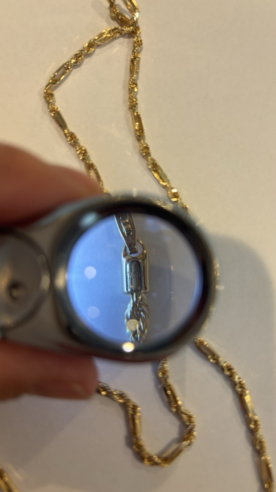 18k real gold Milano Rope Chain