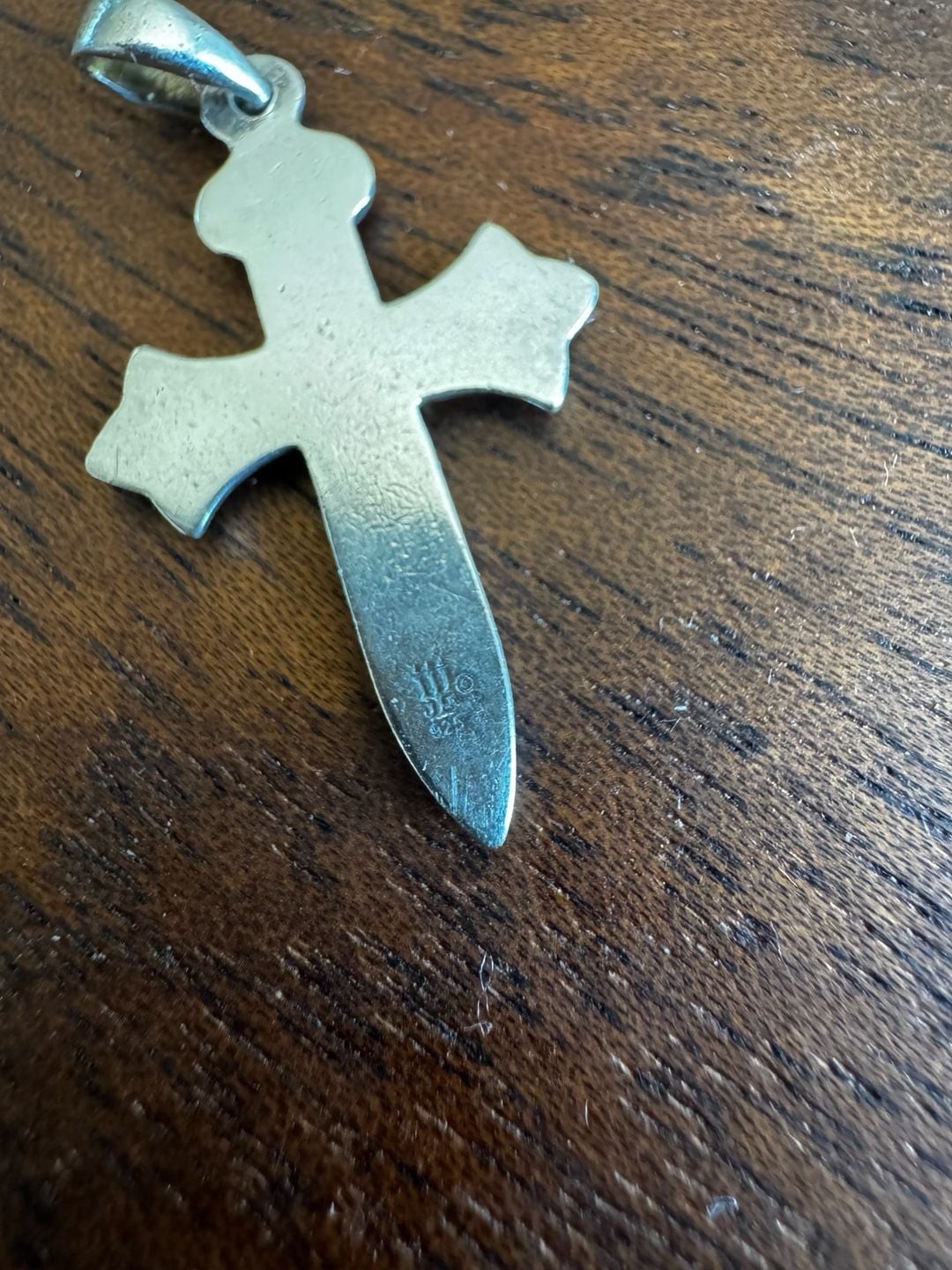 Vintage James Avery Sterling Silver IHS Cross Pendant