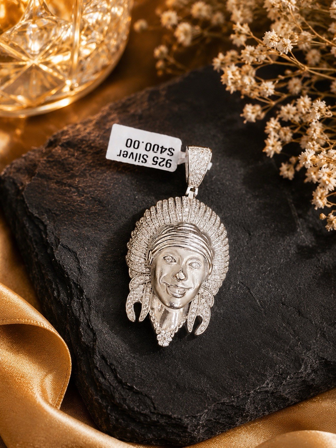 925 sterling silver Pendant 925100