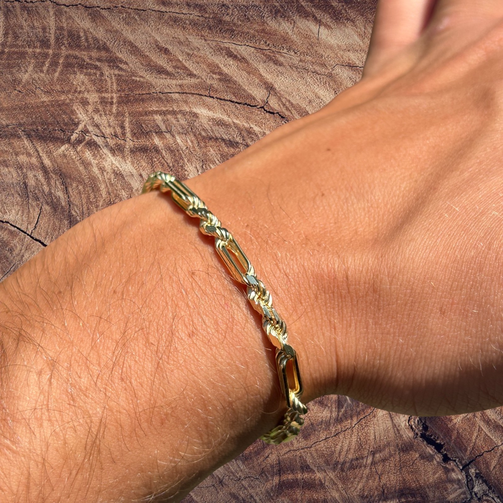 4mm Figarope Milano Bracelet – Solid 925 Sterling Silver Or 14k Gold Vermeil